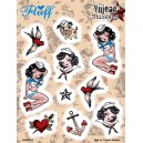 oldschool tattoo Sticker Aufkleber JA421