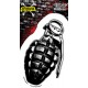 Sticker shrapnel grenade bomb army military vintage JA573