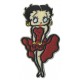 Patch Lady betty boop robe satin rouge de soirée 