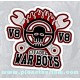 Sticker mad max citadel war boys sports v8 tools skull 24