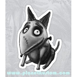 sticker sparky dog mister jack tim burton skull 26