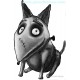 sticker sparky dog mister jack tim burton skull 26