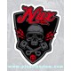 Sticker nux car kustom war boys mad max skull 29