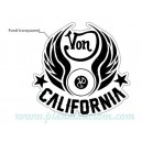 Sticker vondutch von california flying eye ball von dutch 6