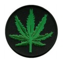 Patch ecusson feuille cannabis ganga kana kanabis chanvre