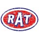 Sticker rat parodie STP used usé petit rats 33