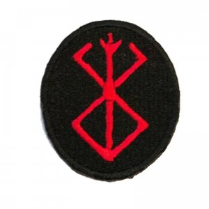 Patch ecusson thermocollant Viking Berserk Sacrifice amulette