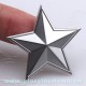 Sticker autocollant etoile polaire militaire army star badge 3d métal 20