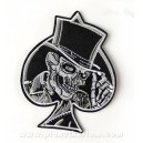 Patch ecusson skull Spide pique chapeau gentleman oldschool