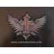 patch ecusson taille moyenne croix ailes banière god speed you