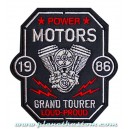 Patch ecusson biker power motors vtwin grand tourer loud proud