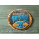 Patch ecusson von Dutch skull blue originals orange old stock