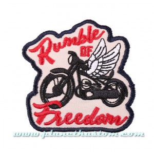 Patch ecusson thermocollant rumble of freedom grondement de liberté