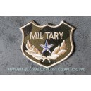 Patch ecusson thermocollant military blue star etoile bleu armée kaki