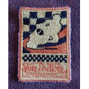 Patch ecusson von Dutch motorcycles moto course damier old stock