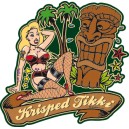 Sticker Bigdaddyjo kriped tikki pinup tiki BIG15