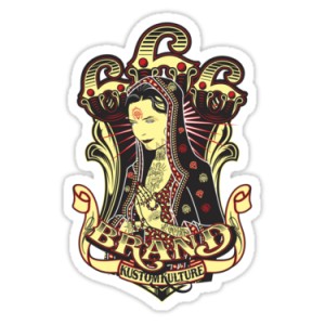 oldschool tattoo Sticker JA421