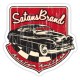 Sticker Kustom car Satansbrand blason kustom kulture 2