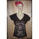 Tee Shirt Femme Strip'n'Shop Marron