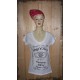 Tee Shirt Anchors Aweigh Pin up Tattoo Old School