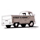 Sticker Strip'n'Shop kombi single cab VW SNS Pick-up