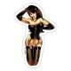 Sticker pin up cigarette corset d.Vicente 37