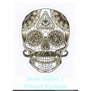 Sticker sugar daddy spider skull dia de los muertos 8