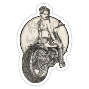 oldschool tattoo Sticker Aufkleber JA421