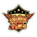 Sticker hot rod cartoon reckless speed shop rod 8