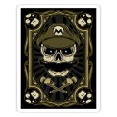 Sticker champis zombies vs super mario skull 7